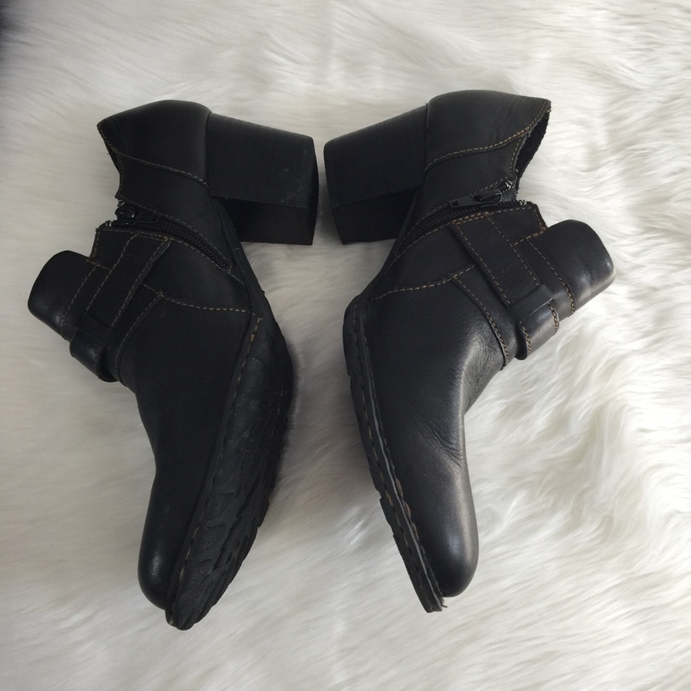 Born Ankle Boots Dark Brown Sz 10 - Picture 3 of 8